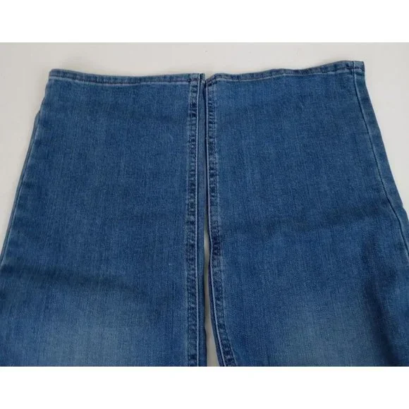 NWT Lee Straight Leg Regular Fit Distressed Whiskered Jeans Size 18P Inseam 25" - Picture 6 of 11